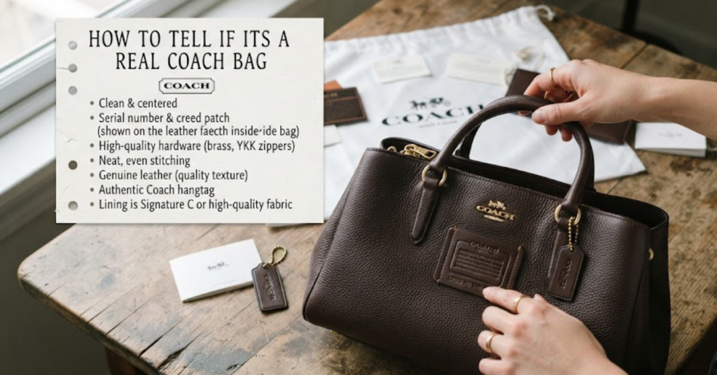 How to Tell If It's a Real Coach Bag: A Complete Authentication Guide