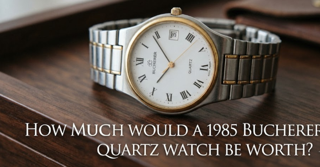 How Much Would a 1985 Bucherer Quartz Watch Be Worth? A Complete Value Guide
