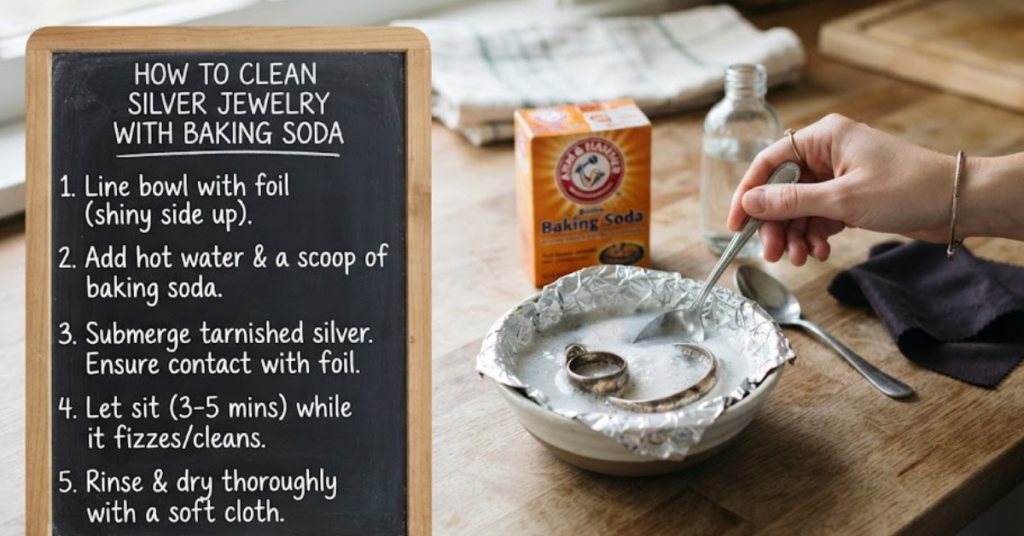 How to Clean Silver Jewelry With Baking Soda: A Complete Step-by-Step Guide