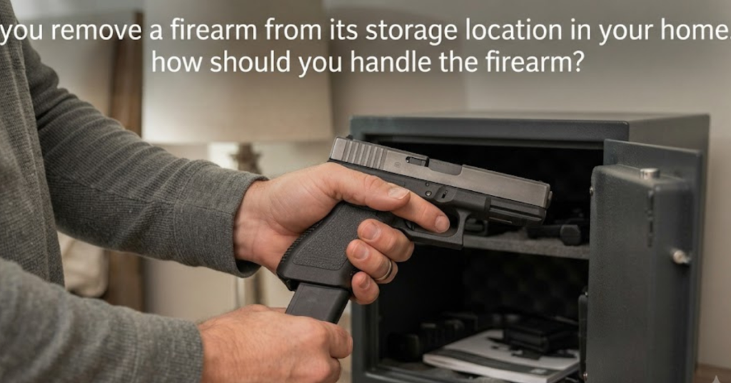 How Should You Handle a Firearm Removed From Home Storage?