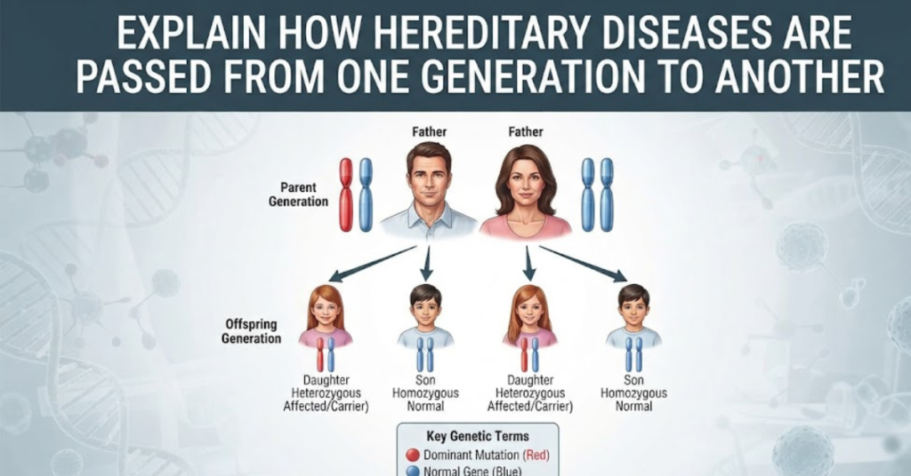 How Hereditary Diseases Are Passed From One Generation to Another