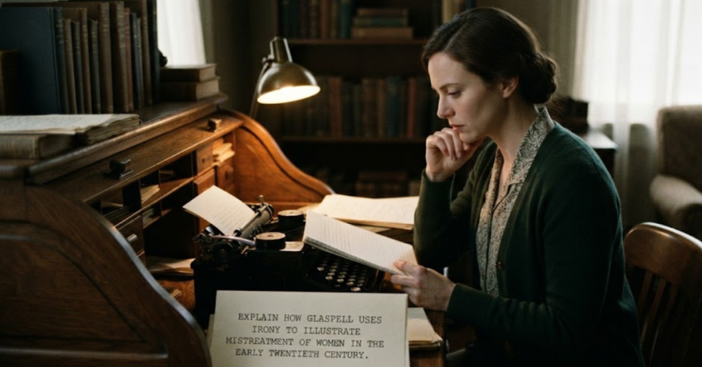 How Glaspell Uses Irony to Show the Mistreatment of Women