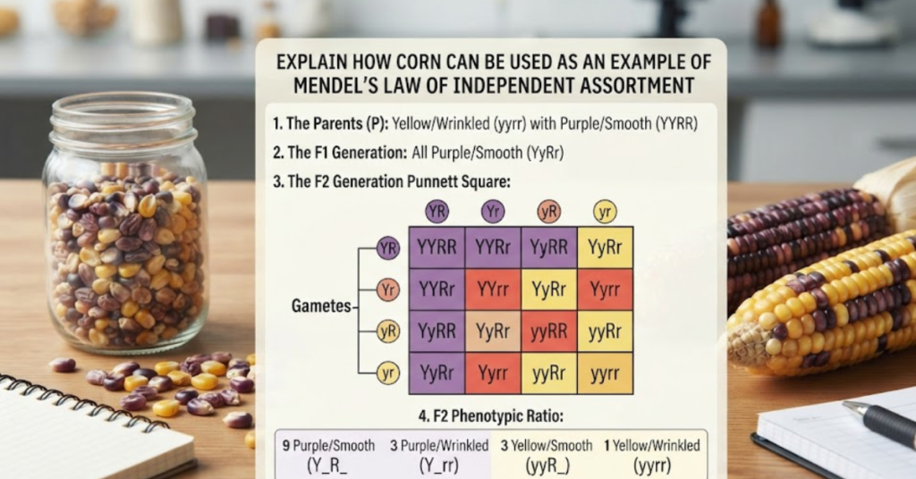 How Corn Demonstrates Mendel’s Law of Independent Assortment