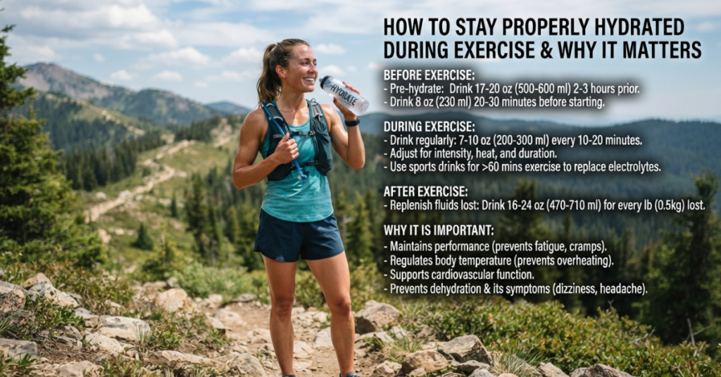 How to Stay Hydrated During Exercise
