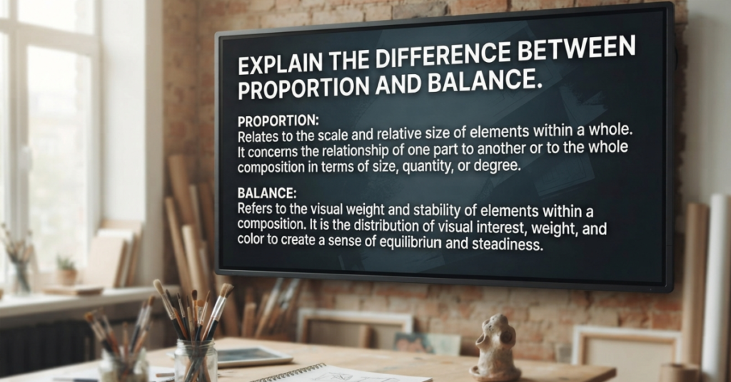 Proportion vs. Balance: What’s the Difference?