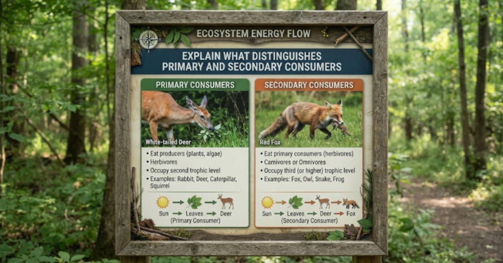 Primary vs. Secondary Consumers: Key Differences Explained