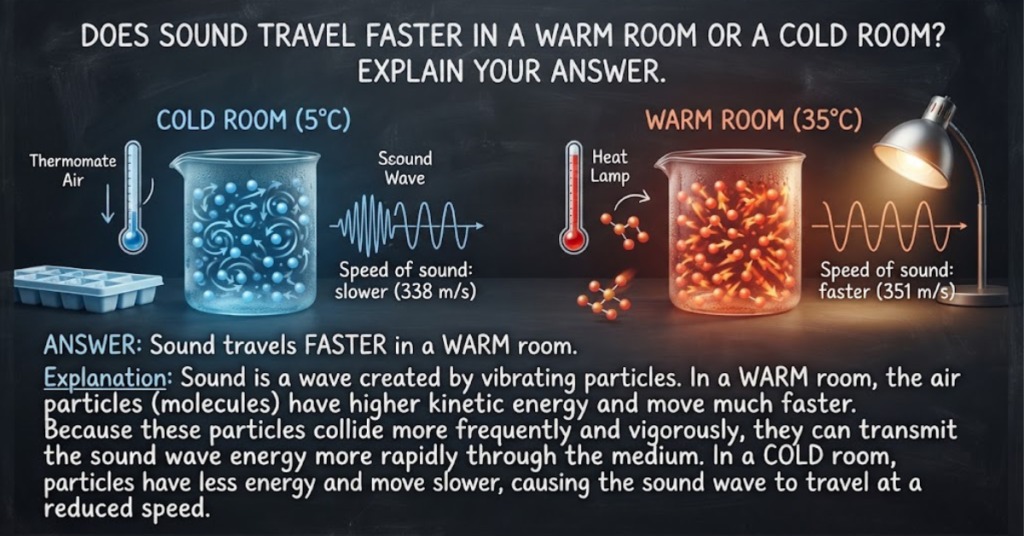 Does Sound Travel Faster in a Warm Room or a Cold Room?